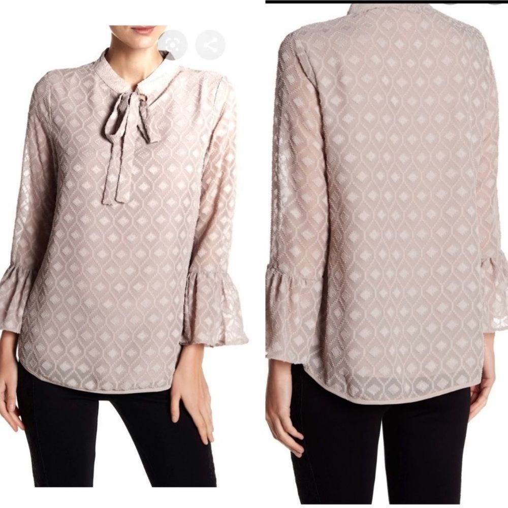 Catherine Malandrino neck tie top